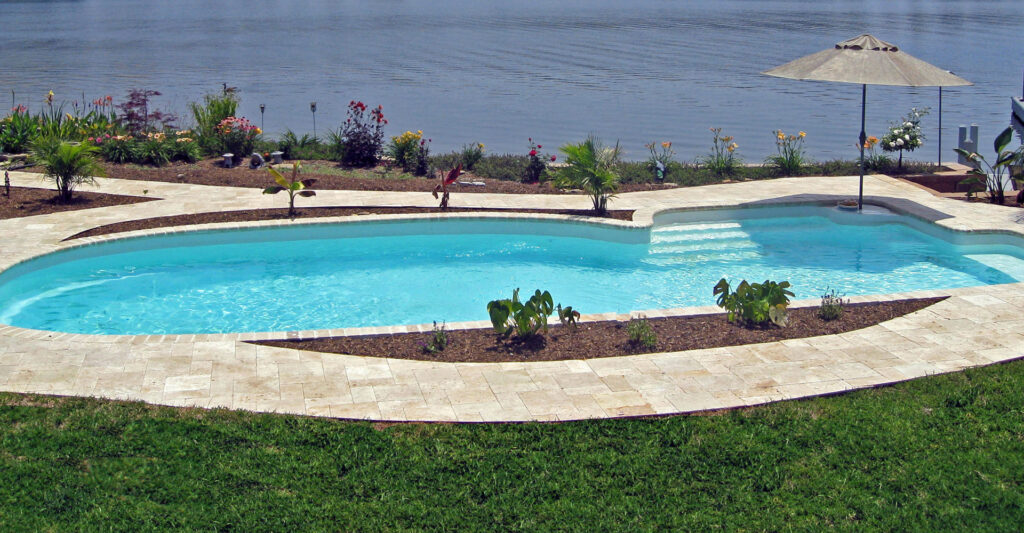 Key Largo custom fiberglass pool model