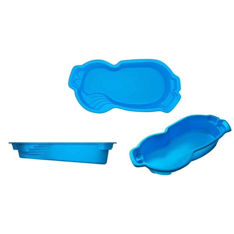 Cancun fiberglass pool rendering