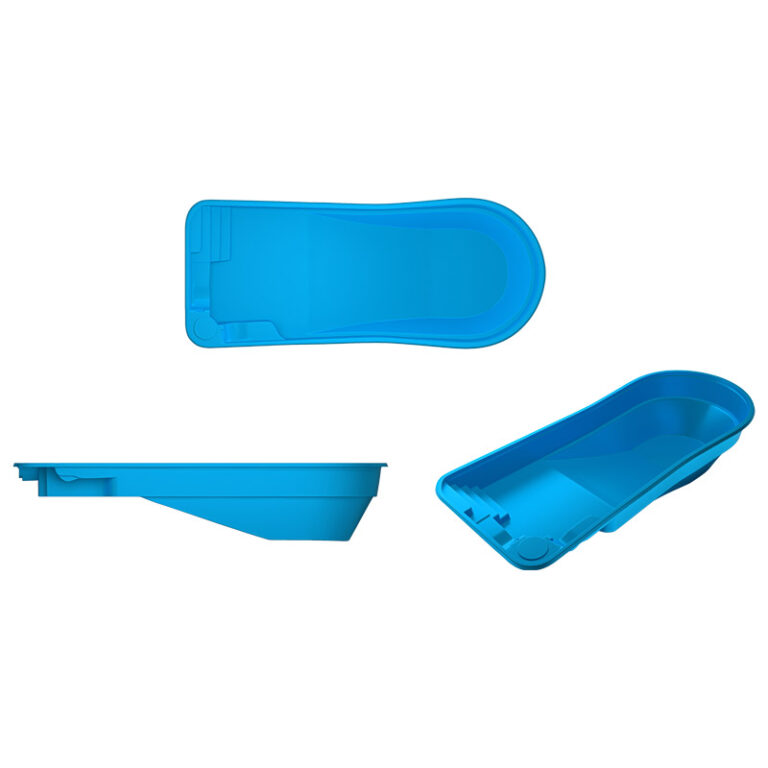 Caribbean fiberglass pool rendering