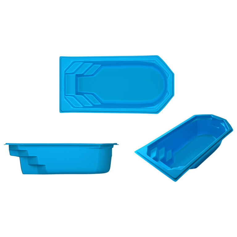 Coral Reef fiberglass pool rendering