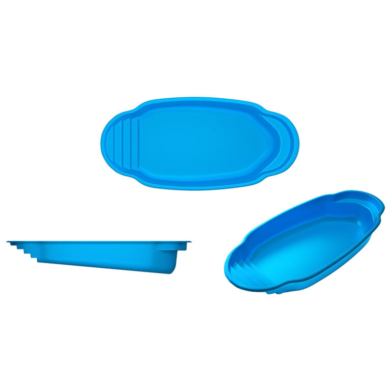 Cozumel fiberglass pool rendering