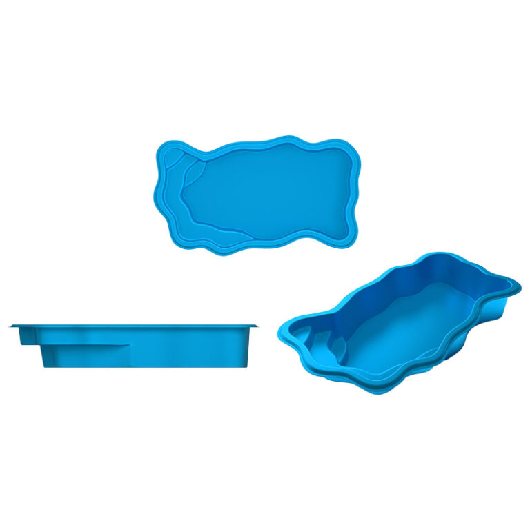 Fiji fiberglass pool rendering