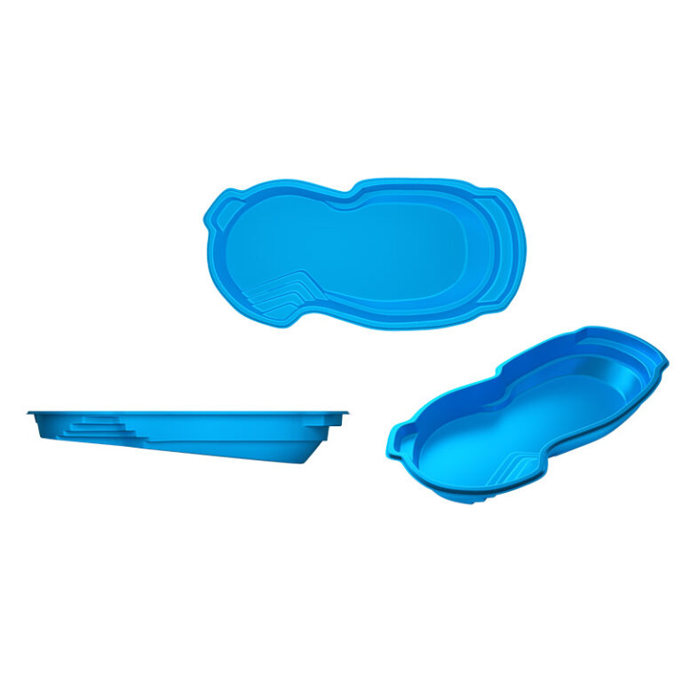 Grand Caymen fiberglass pool rendering