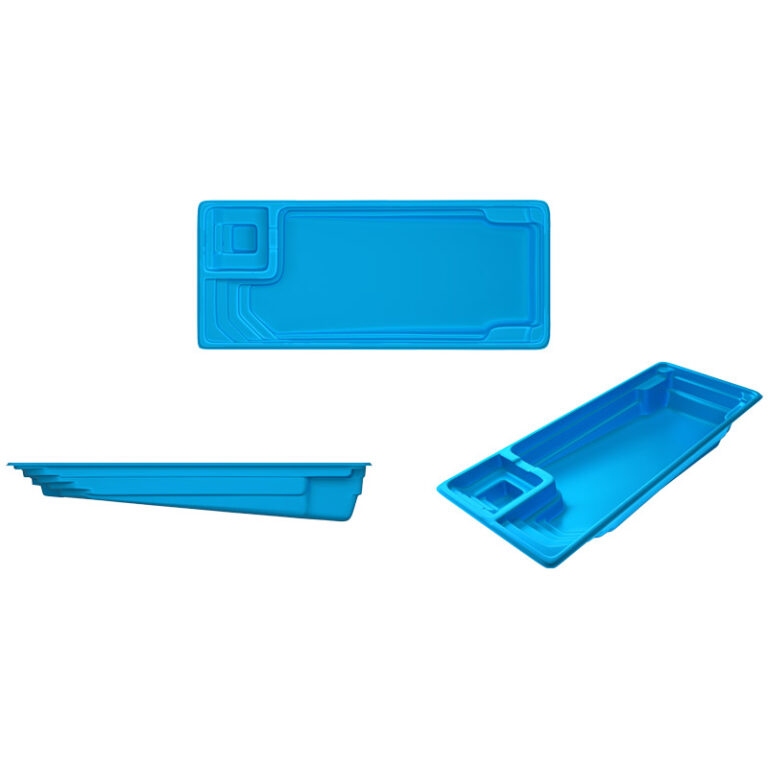 Majestic fiberglass pool rendering