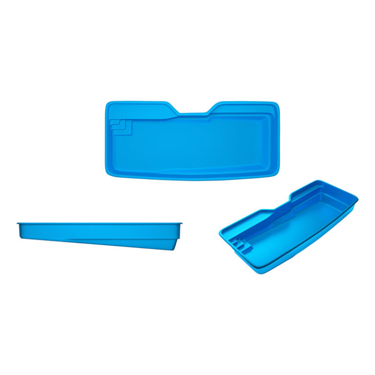 Monaco Bay fiberglass pool rendering