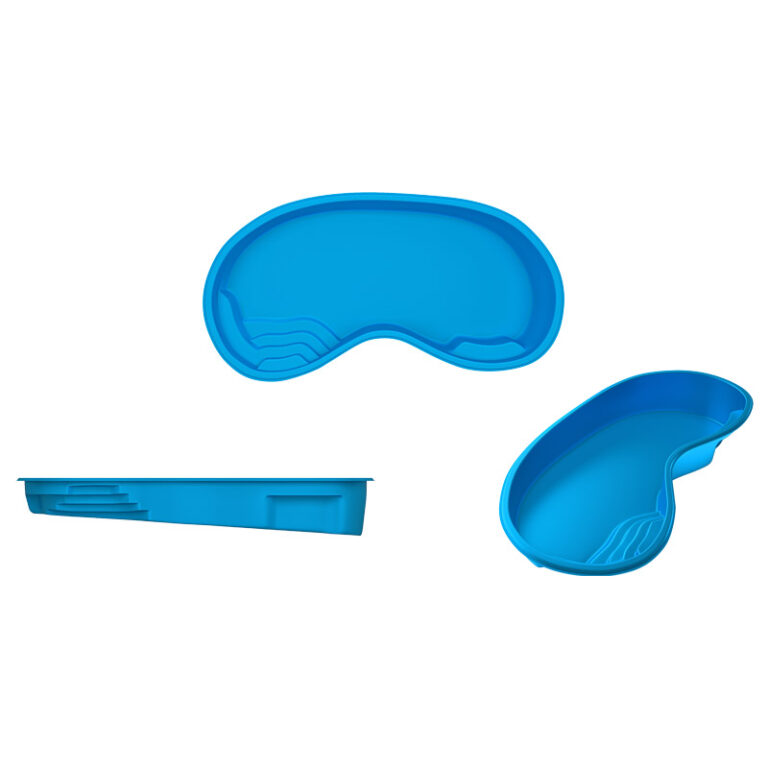 Monterey fiberglass pool rendering