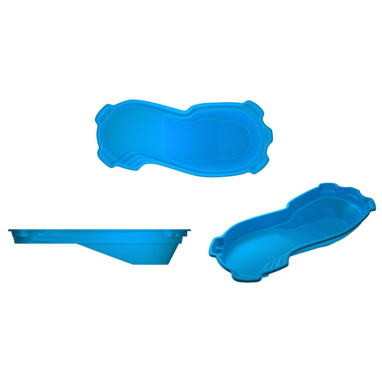 Pacific fiberglass pool rendering