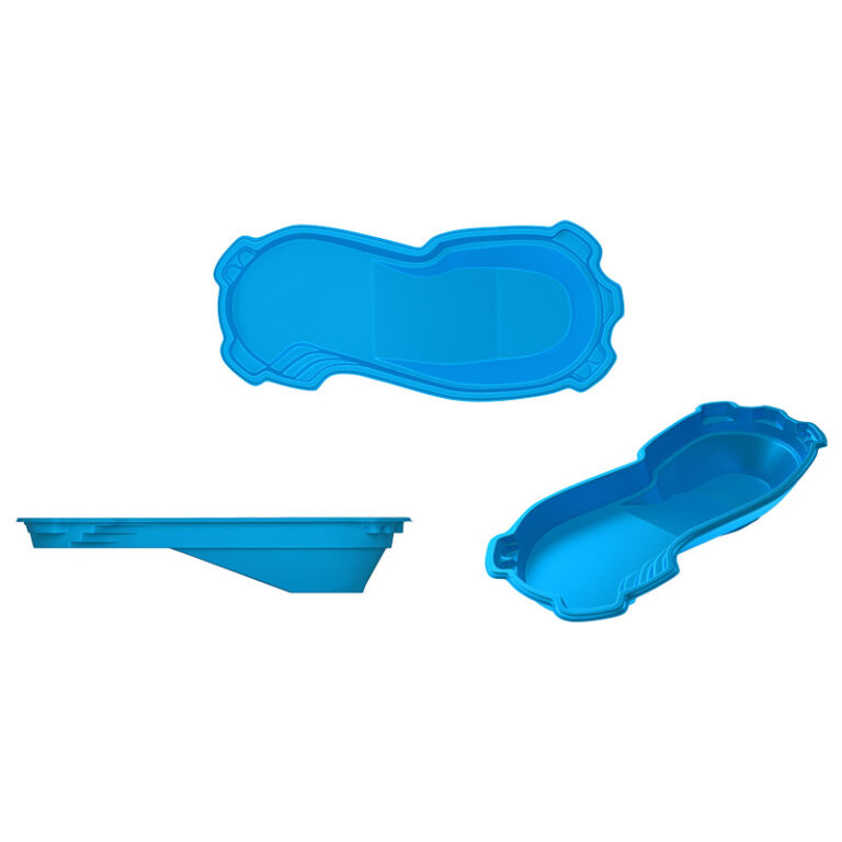 Rio Grande fiberglass pool rendering