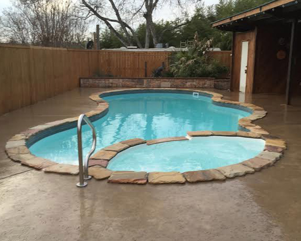 Cascade fiberglass pool Tallman