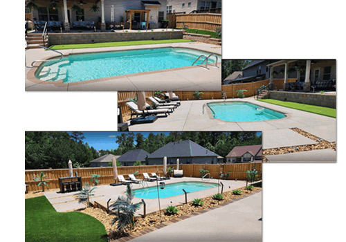 how fiberglass pools transformed these backyards