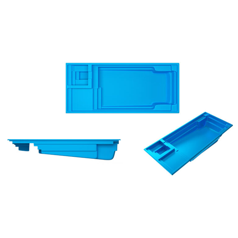 Spartan 14 fiberglass pool rendering