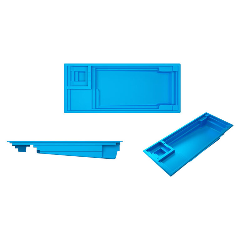 Spartan 16 fiberglass pool rendering