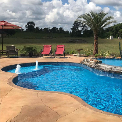 water bubblers for your fiberglass pool