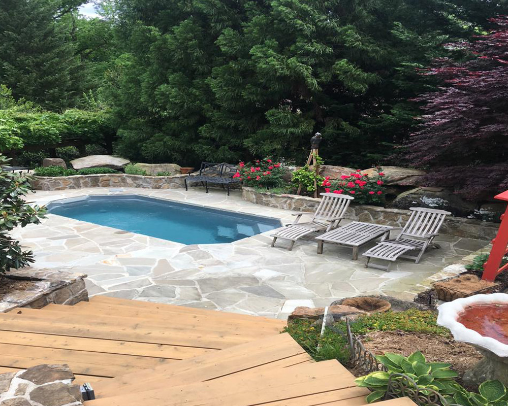 Corral Pool Coral Reef Fiberglass Pool – Timeless, Spacious Design by Tallman Pools