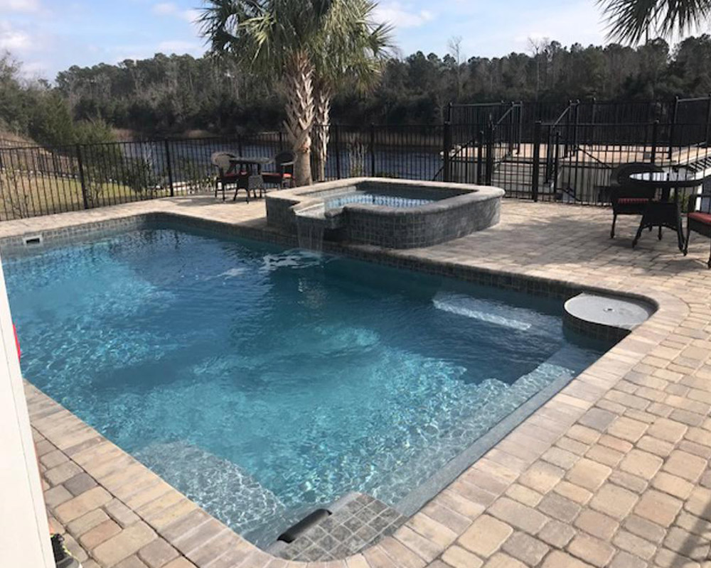 Hampton Rectangular Fiberglass Pool – Elegant, Classic Design by ...