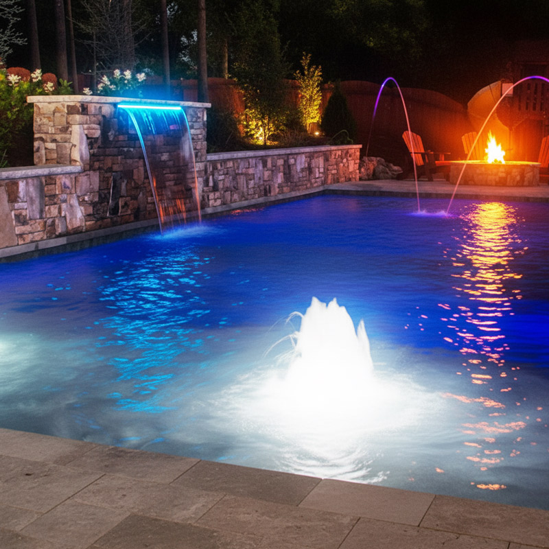 LED lighting for your Tallman pool