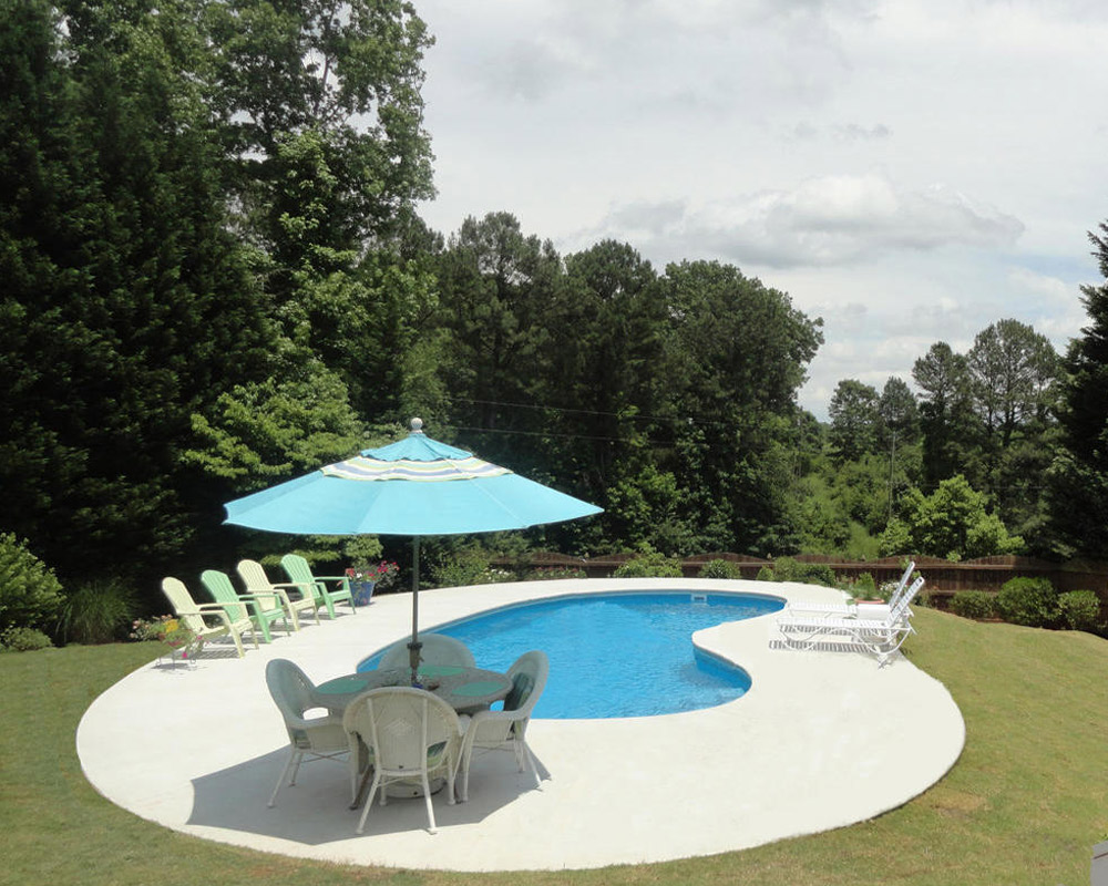 Augusta GA fiberglass pool installation