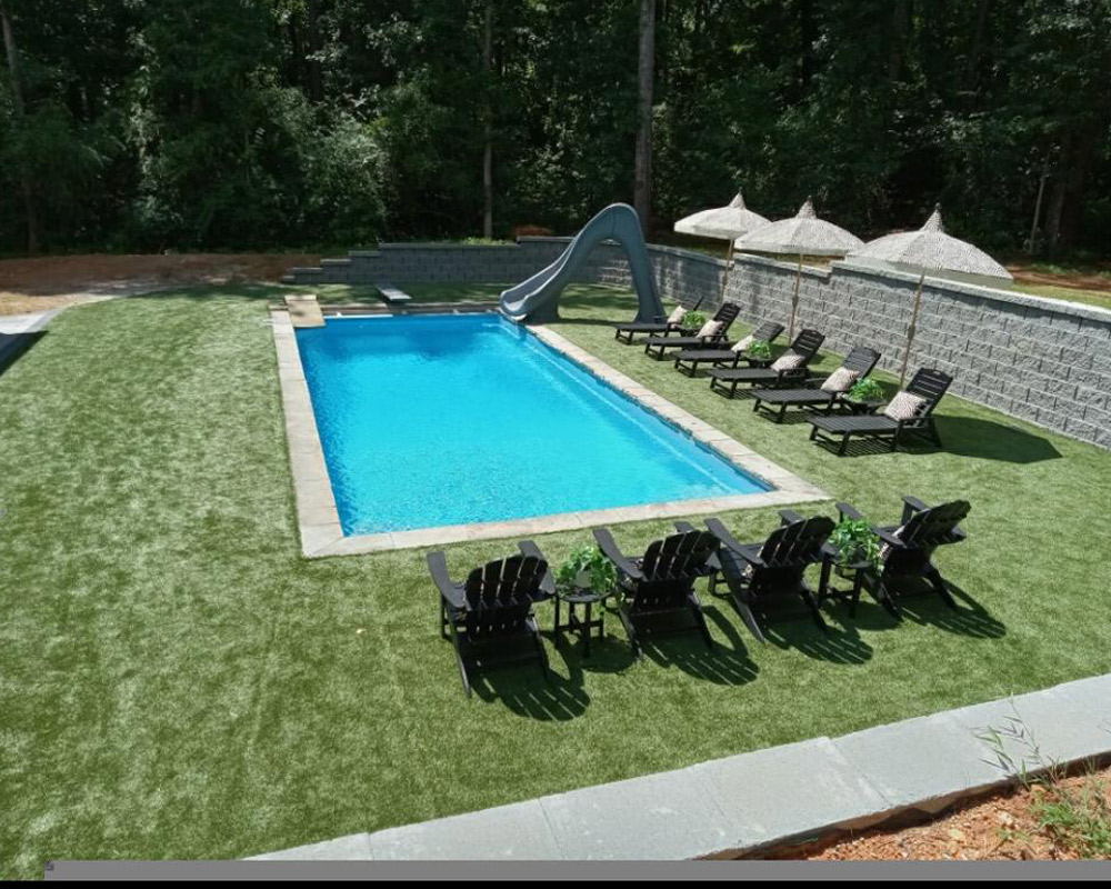 Biloxi MS fiberglass pool installation