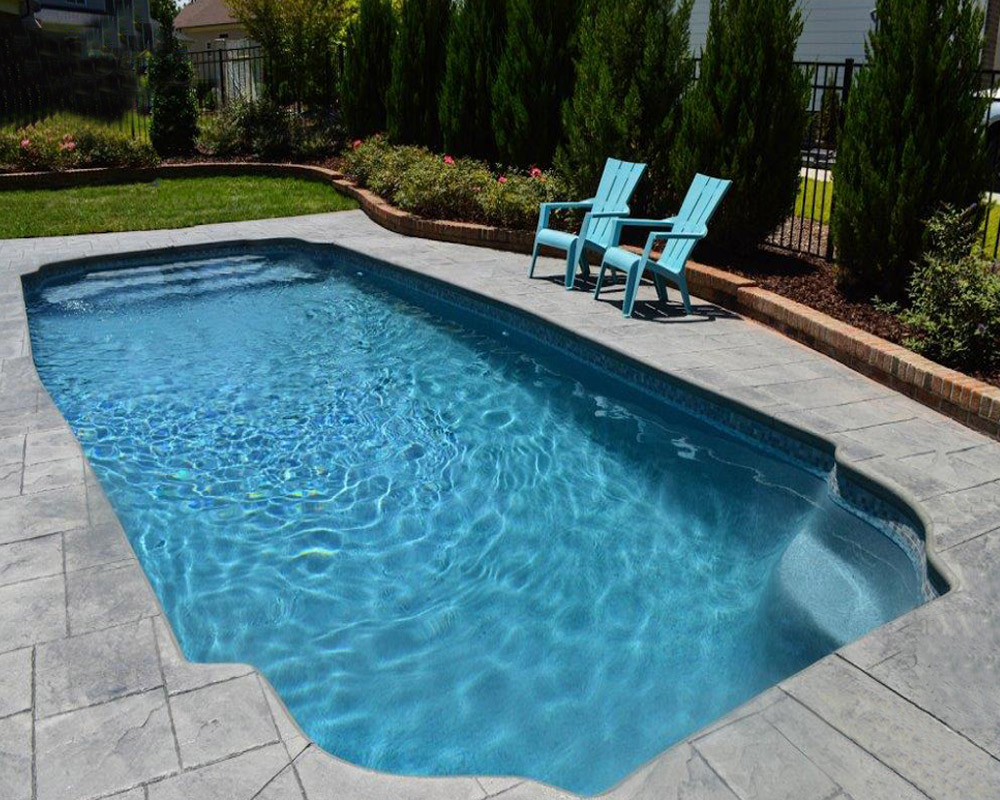 Huntsville AL fiberglass pool installation