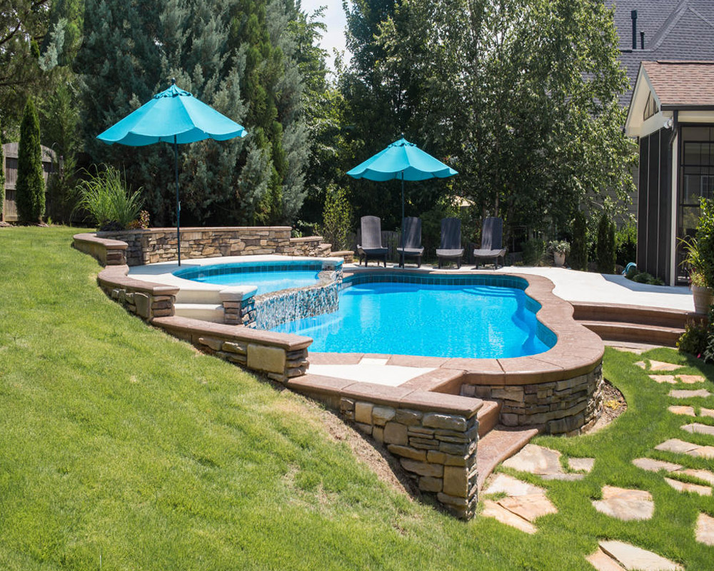 Nashville TN fiberglass pool installation