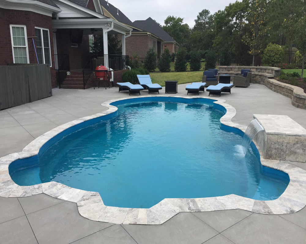 backyard fiberglass pools Winston Salem NC