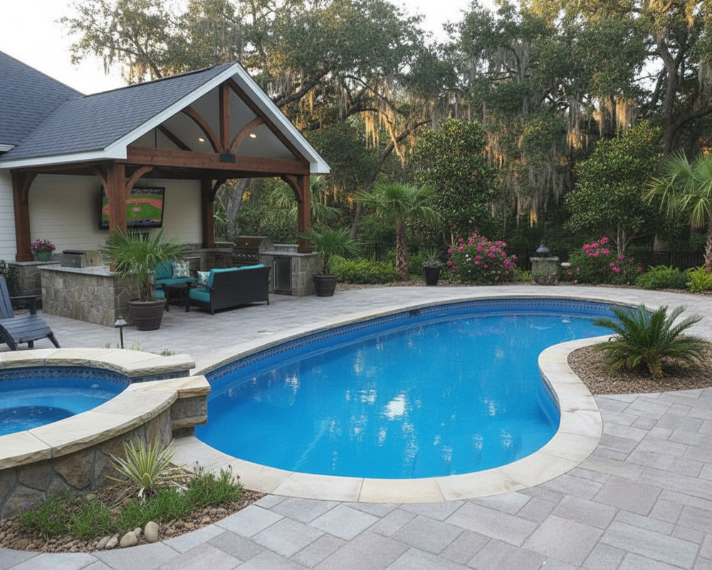coastal fiberglass pools Charleston SC
