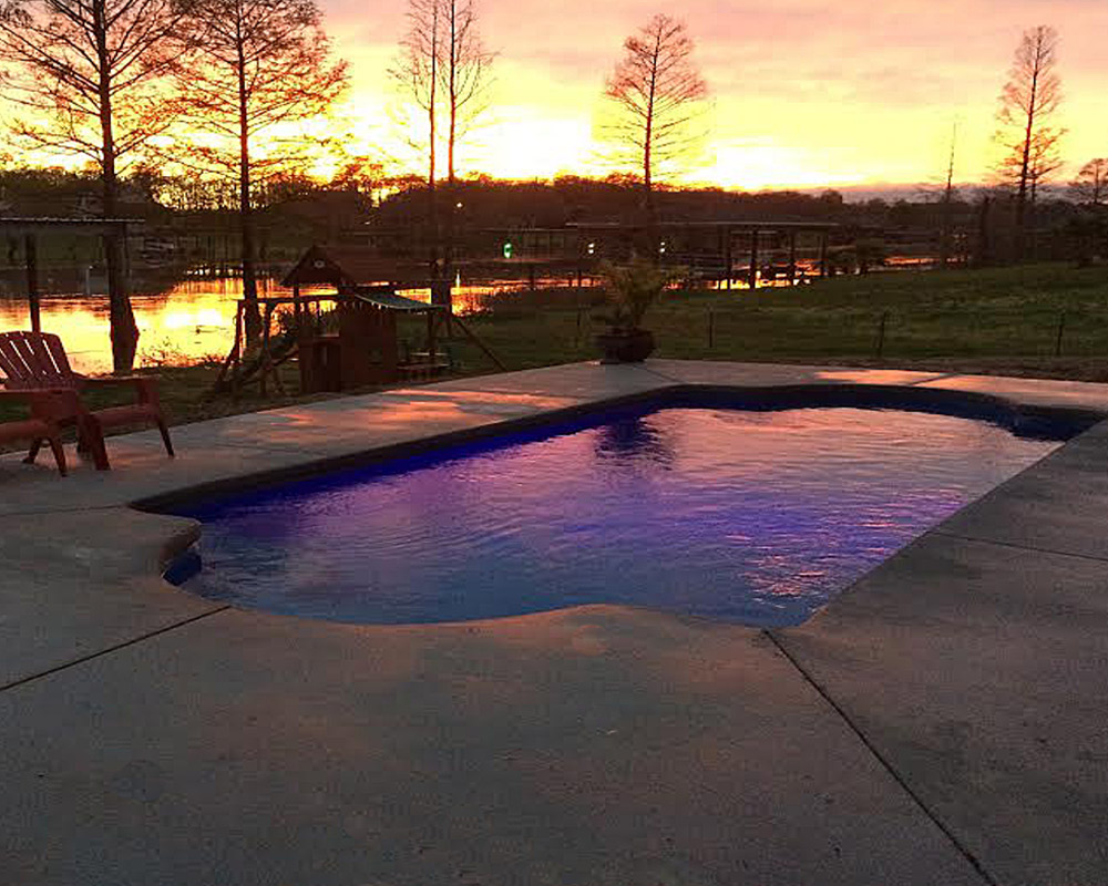 inground fiberglass pools Knoxville