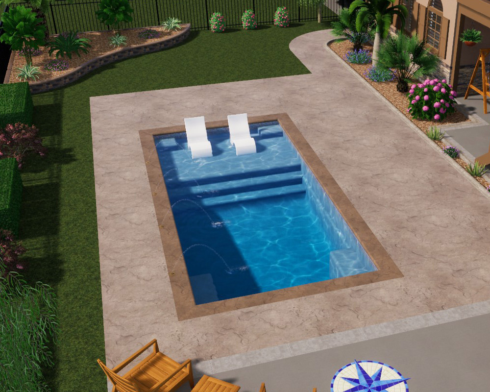 New fiberglass swimming pool models - Tallman Pools fiberglass pool ...